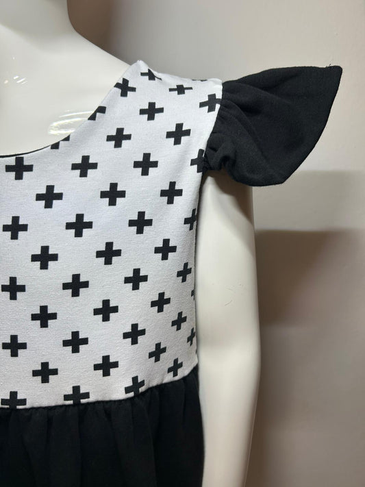 Kleid mit Flügelärmel