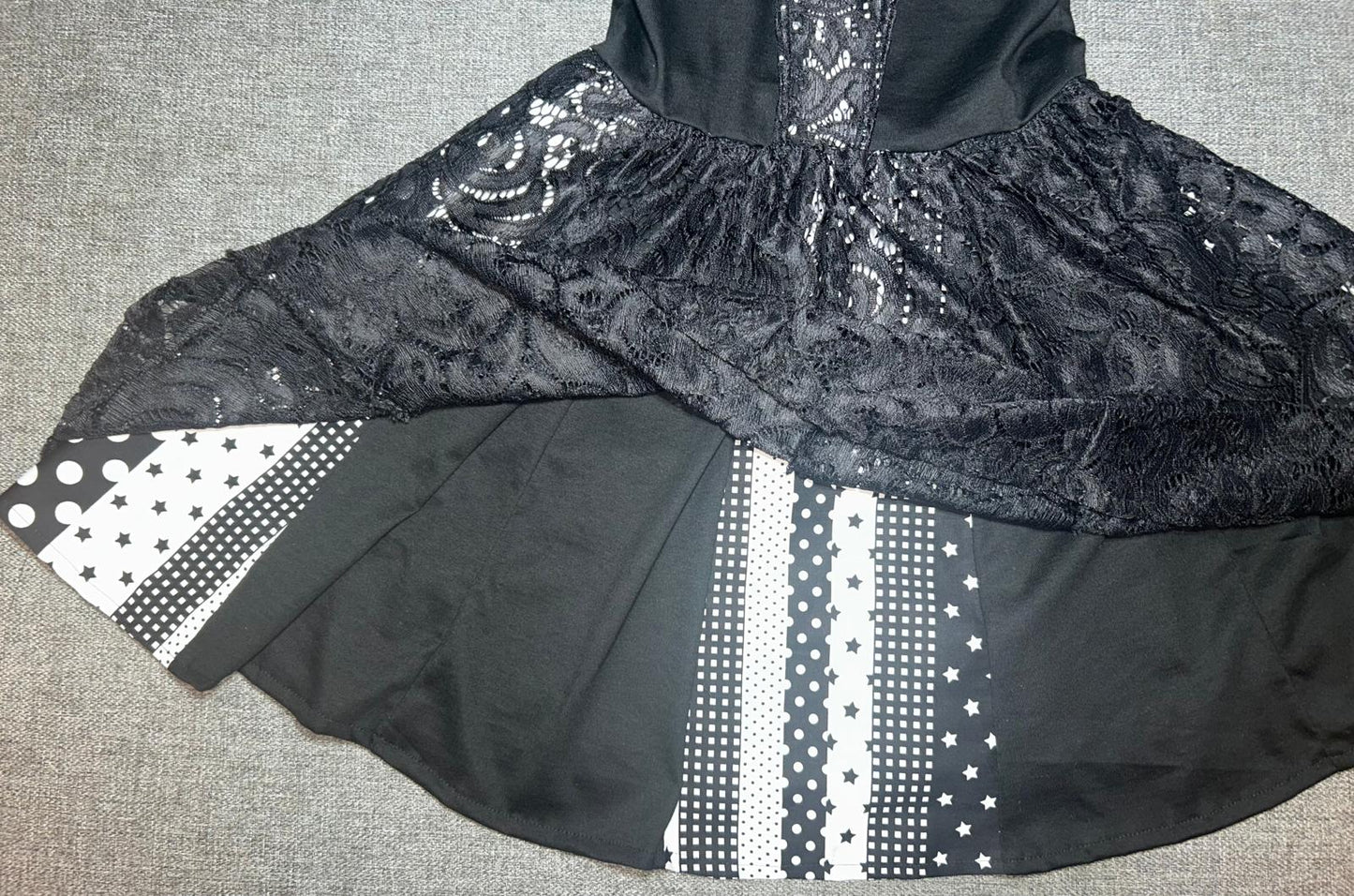 Kleid Spitze Schwarz