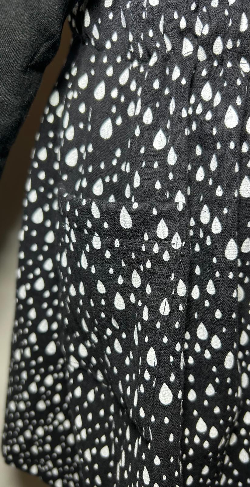 Paperbag Kleid Tropfen