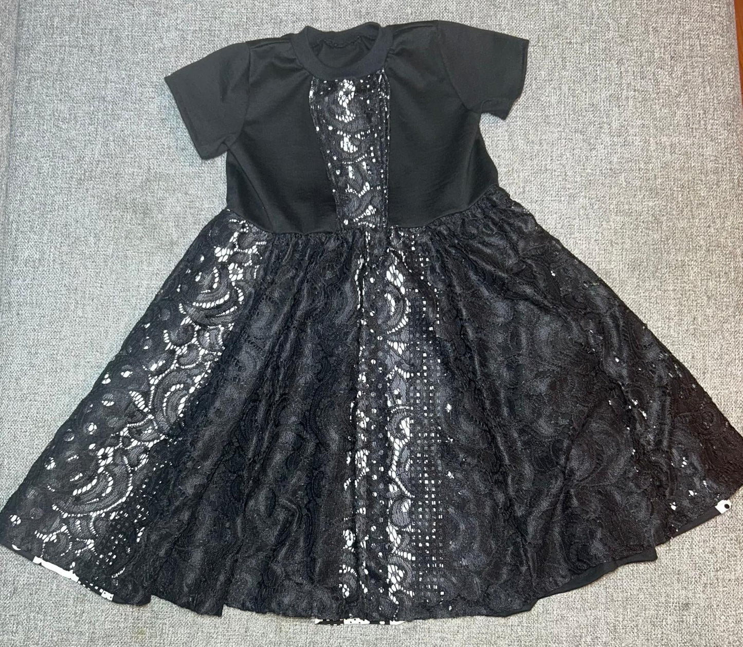 Kleid Spitze Schwarz