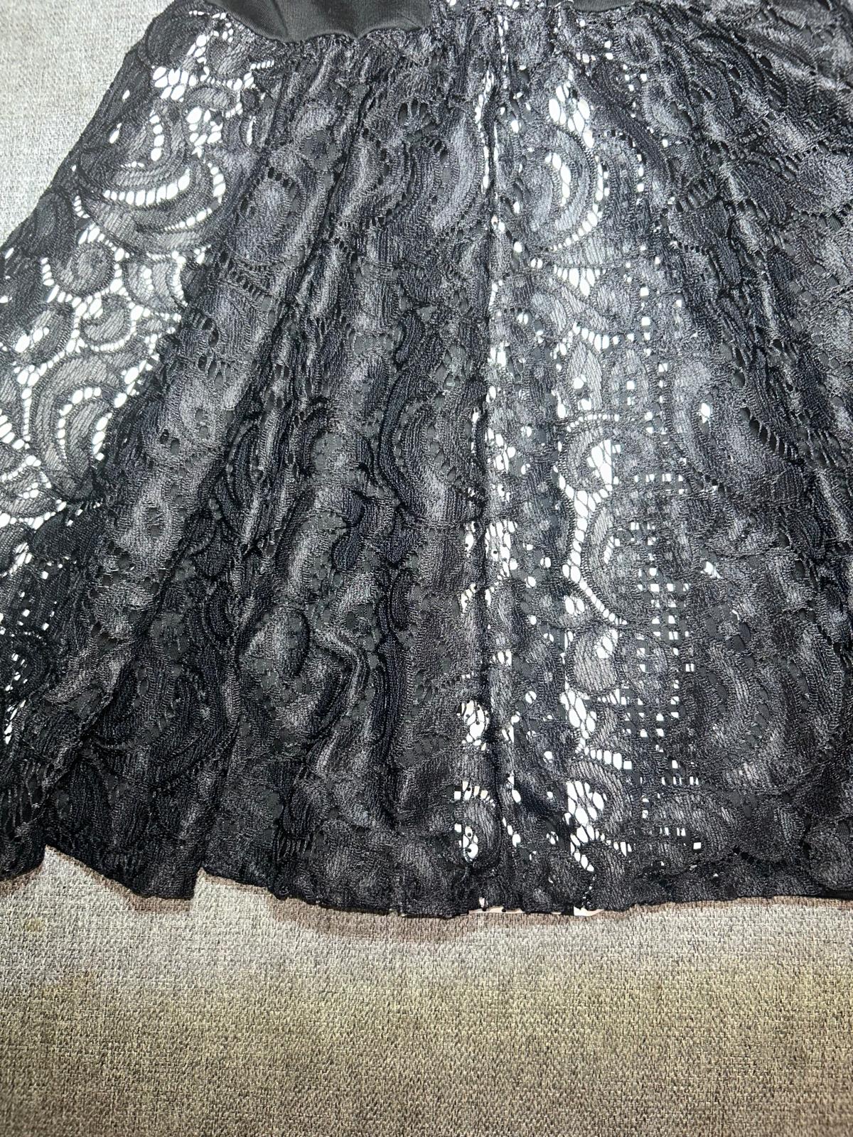Kleid Spitze Schwarz