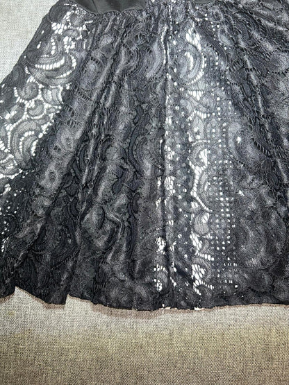 Kleid Spitze Schwarz