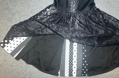 Kleid Spitze Schwarz
