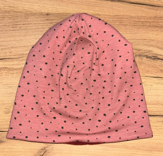 Wendemütze Beere mit Punkten