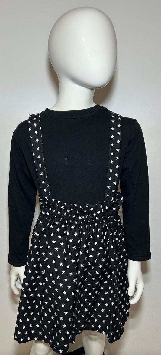 Paperbag Kleid Sterne