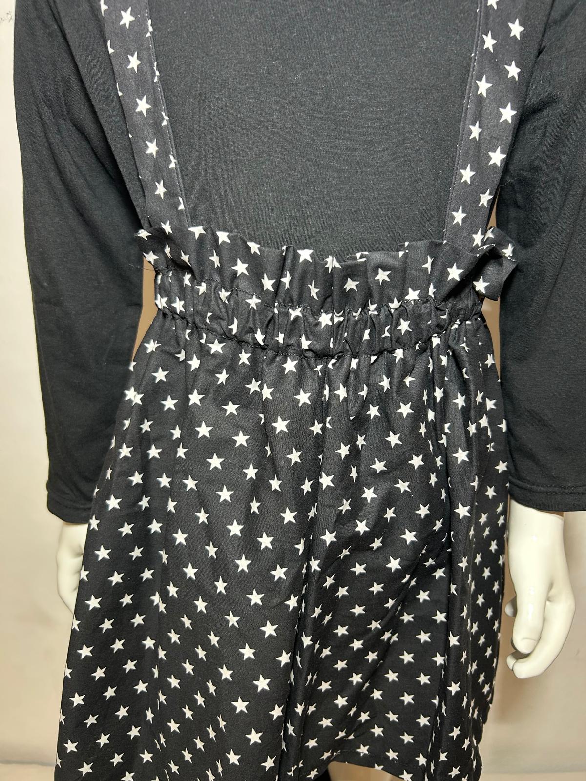 Paperbag Kleid Sterne
