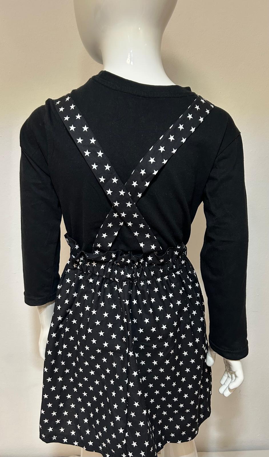 Paperbag Kleid Sterne