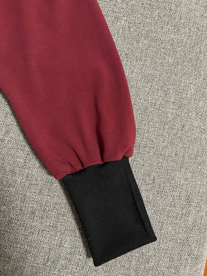 Pumphose lang "Rot"